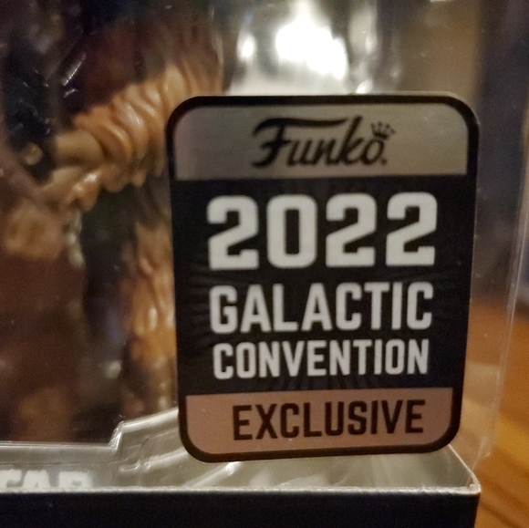 FUNKO POP! Star Wars 513 Chewbacca Chewy 2022 Galactic Convention Exclusive New! - Picture 7 of 9